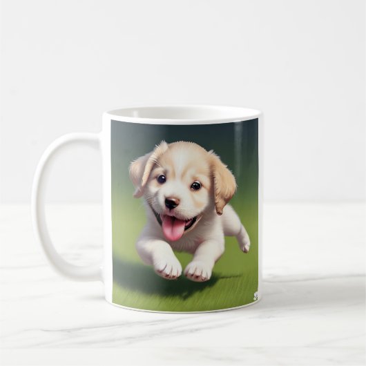 Persoonlijke Mopshond Labrador Koffiemok (Links)
