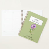 Persoonlijke Morgenrood september geboortebloem Planner (Display)