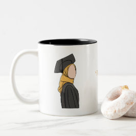 Persoonlijke Moslim Afstudeermok Tweekleurige Koffiemok