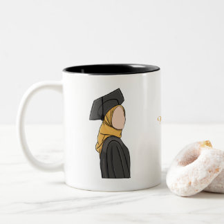 Persoonlijke Moslim Afstudeermok Tweekleurige Koffiemok