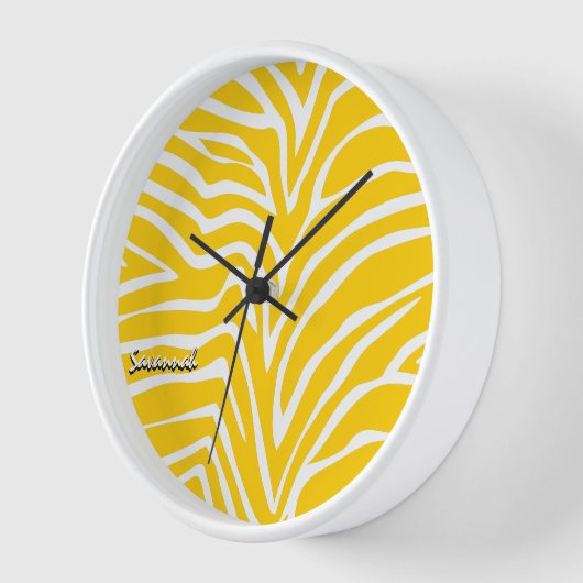 Persoonlijke Mosterd Gele Zebra Elke Kleur (Hoek)