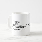 Persoonlijke Motivatie verpleegkundige definitie Koffiemok (Voorkant links)