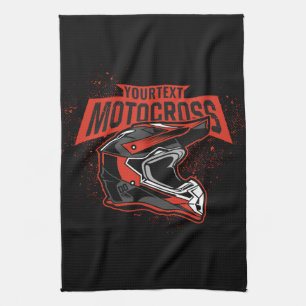 Persoonlijke Motocross Dirt Bike Racehelm Theedoek
