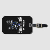 Persoonlijke Motocross Dirt Bike Rider Racing Bagagelabel (Voorkant (horizontaal))