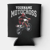 Persoonlijke Motocross Dirt Bike Rider Racing Blikjeskoeler (Voorkant)