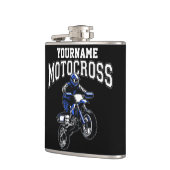 Persoonlijke Motocross Dirt Bike Rider Racing Heupfles (Links)