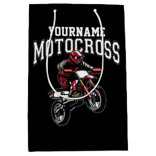Persoonlijke Motocross Dirt Bike Rider Racing Medium Cadeauzakje