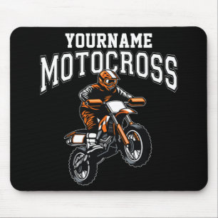 Persoonlijke Motocross Dirt Bike Rider Racing Muismat
