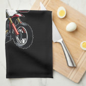 Persoonlijke Motocross Dirt Bike Rider Racing Theedoek (Quarter Fold)