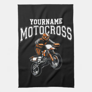 Persoonlijke Motocross Dirt Bike Rijder Racing  Theedoek