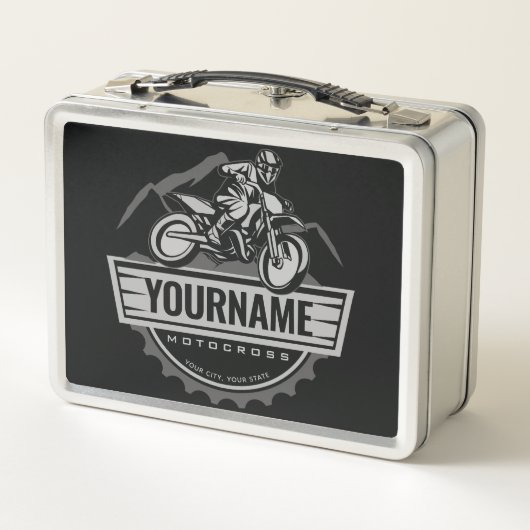 Persoonlijke Motocross Rider Dirt Bike Hill Racing (Achterkant)