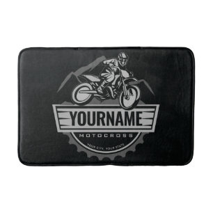 Persoonlijke Motocross Rider Dirt Bike Hill Racing Badmat