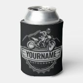 Persoonlijke Motocross Rider Dirt Bike Hill Racing Blikjeskoeler (Blikje Voorkant)