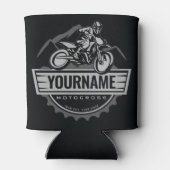 Persoonlijke Motocross Rider Dirt Bike Hill Racing Blikjeskoeler (Achterkant)