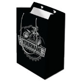 Persoonlijke Motocross Rider Dirt Bike Hill Racing Medium Cadeauzakje (Achterkant Gekanteld)
