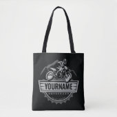Persoonlijke Motocross Rider Dirt Bike Hill Racing Tote Bag (Voorkant)