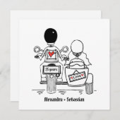 Persoonlijke motor en zijspan jubileumuitgave kaart (Voorkant / Achterkant)