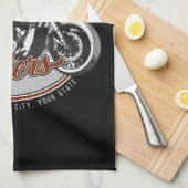Persoonlijke Motor Legendarische Rijder Biker NAAM Theedoek (Quarter Fold)