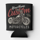 Persoonlijke Motor Rebel Cruiser Biker Garage Blikjeskoeler (Achterkant)