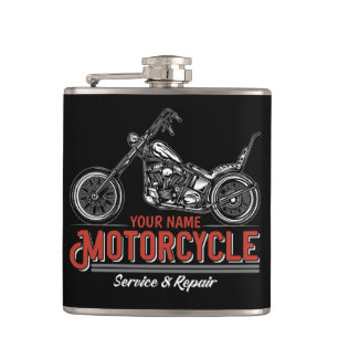 Persoonlijke motor service Biker reparatiewerkplaa Heupfles