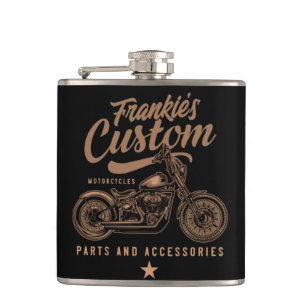 Persoonlijke motorfiets aangepaste bobber motor ga heupfles