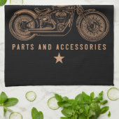 Persoonlijke motorfiets aangepaste Bobber motor ga Theedoek (Gevouwen)
