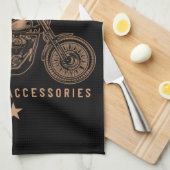 Persoonlijke motorfiets aangepaste Bobber motor ga Theedoek (Quarter Fold)