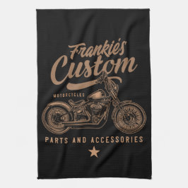 Persoonlijke motorfiets aangepaste Bobber motor ga Theedoek