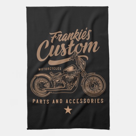 Persoonlijke motorfiets aangepaste Bobber motor ga Theedoek (Verticaal)