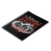 Persoonlijke Motorfiets Grote Slechte Motorrijder  Notitieboek (Linkerzijde)