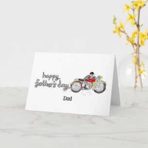 Persoonlijke motorfiets Vaderdag Kaart