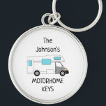 Persoonlijke Motorhome Keys-naam Sleutelhanger<br><div class="desc">Gepersonaliseerde Motorhome Gift,  Motorhome Lover Gift,  Persoonlijk toetsenbord,  Motorhome Club</div>