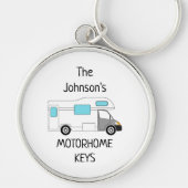 Persoonlijke Motorhome Keys-naam Sleutelhanger (Voorkant)