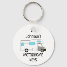 Persoonlijke Motorhome Keys Sleutelhanger