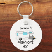 Persoonlijke Motorhome Keys Sleutelhanger (Voorkant)