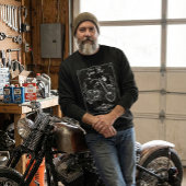 Persoonlijke motorrijder sweatshirt cadeau