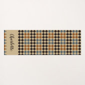 Persoonlijke mozaïekTegel Yoga Mat (Achterkant (horizontaal))