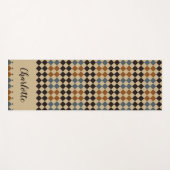 Persoonlijke mozaïekTegel Yoga Mat (Voorkant (horizontaal))