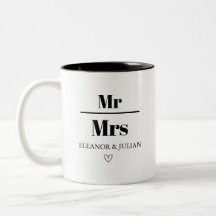 Persoonlijke Mr en Mrs Mok Custom Koppelnaam Huwel