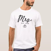 Persoonlijke Mr. & Mrs. T-shirts | Trouwcadeau (Voorkant)