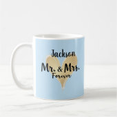 Persoonlijke Mr. & Mrs. Voor Altijd Mok (Links)