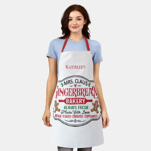 Persoonlijke Mrs Claus Kerst Koekjes Bakken Schort