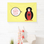 Persoonlijke Ms. Penguin Albanië Banner (Insitu)