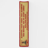 Persoonlijke Muay Thai Vechtkunstschool Groot Spandoek (Verticaal)
