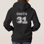 Persoonlijke muis voor en achter hoodie (Achterkant)