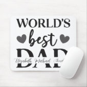 Persoonlijke Muismat 'Beste Papa Ter Wereld' (Met muis)