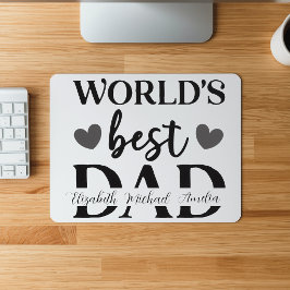 Persoonlijke Muismat 'Beste Papa Ter Wereld'