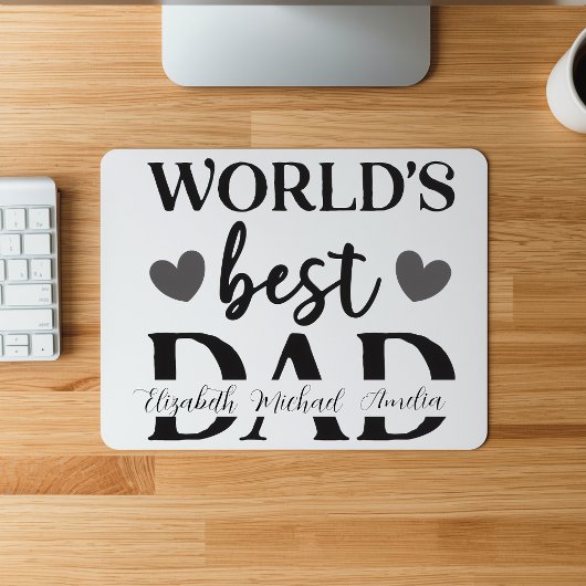 Persoonlijke Muismat 'Beste Papa Ter Wereld'