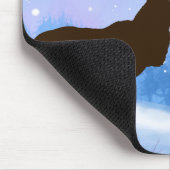 Persoonlijke muismat met een hertenfamilie (Hoek)