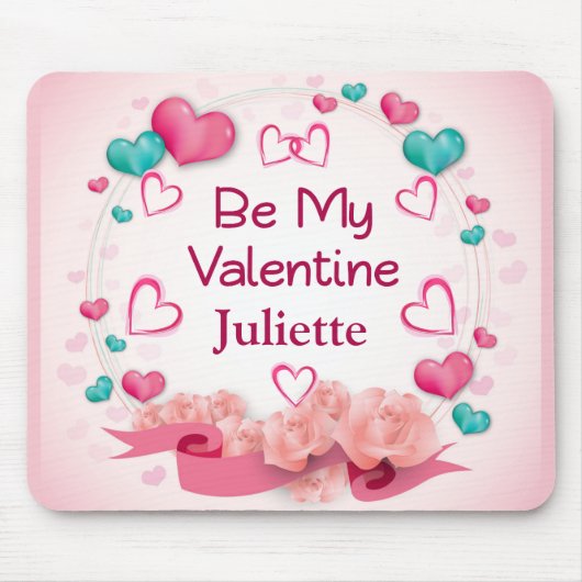 Persoonlijke Muismat 'Wees Mijn Valentijn' (Voorkant)